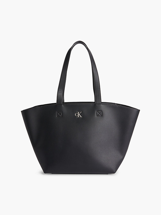 Black Recycled Tote Bag undefined women Calvin Klein
