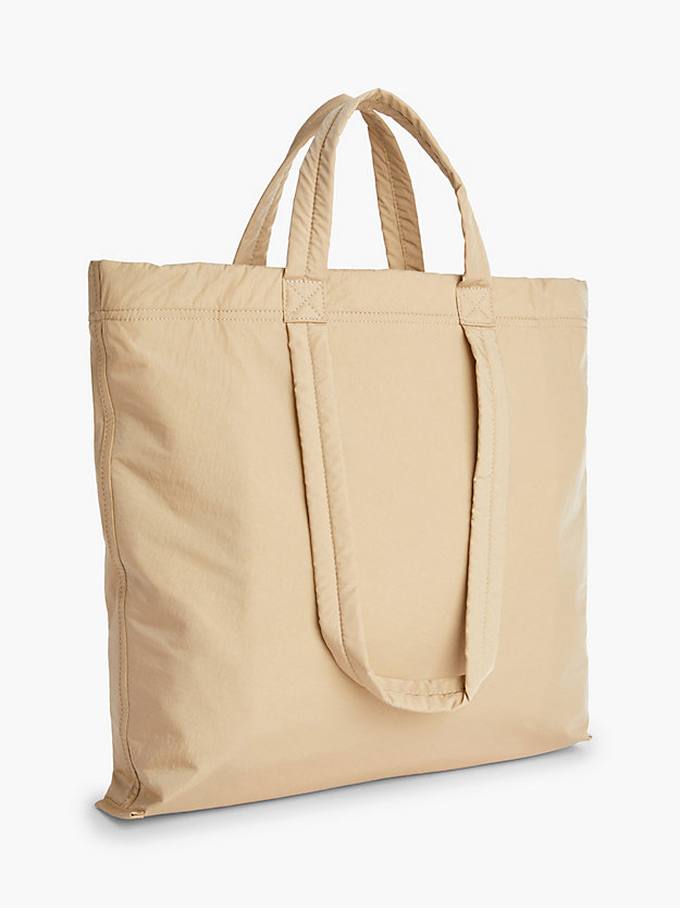TRAVERTINE Dwustronna torba tote z przetworzonego nylonu dla Kobiety CALVIN KLEIN JEANS