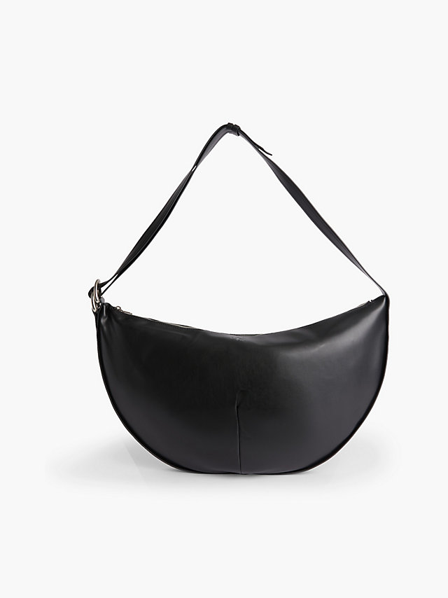 Black Oversized Hobo Bag undefined dames Calvin Klein