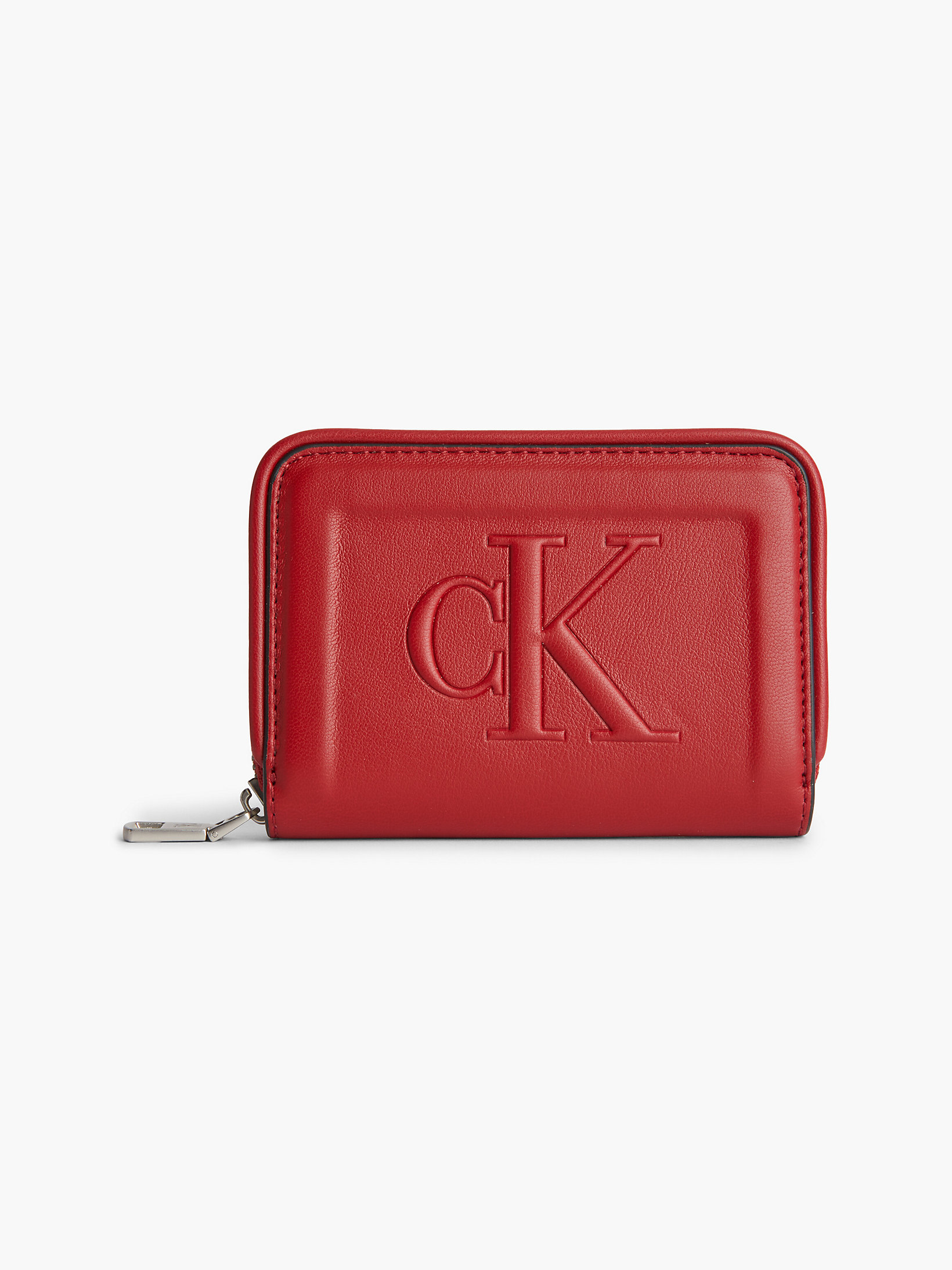 Dark Candy Apple Zip Around Wallet undefined women Calvin Klein