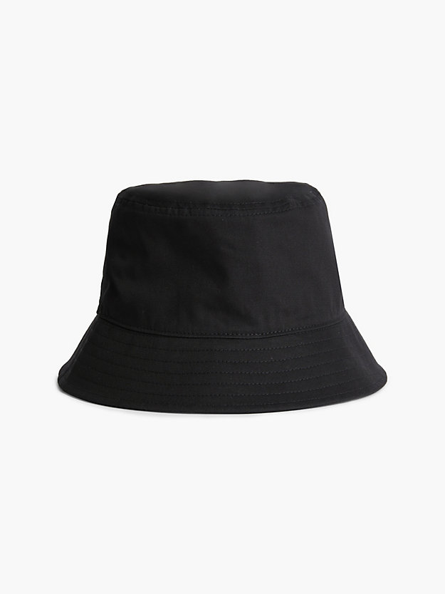 BLACK Bucket Hat aus Bio-Baumwolle für Damen CALVIN KLEIN JEANS