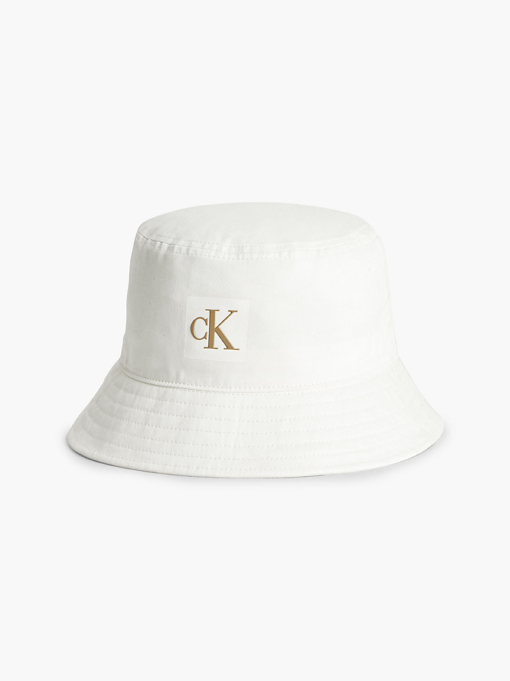 IVORY Organic Cotton Bucket Hat undefined women Calvin Klein