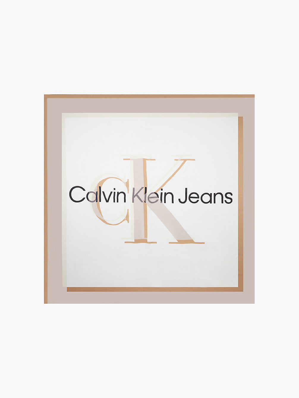 IVORY Écharpe Avec Logo undefined femmes Calvin Klein