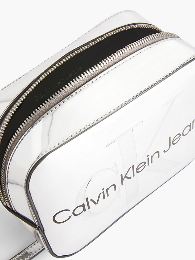 SILVER Silver Crossbody Bag for women CALVIN KLEIN JEANS