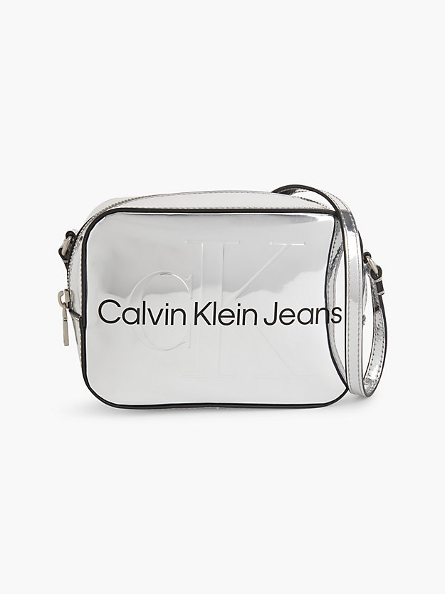 SILVER Silver Crossbody Bag for women CALVIN KLEIN JEANS