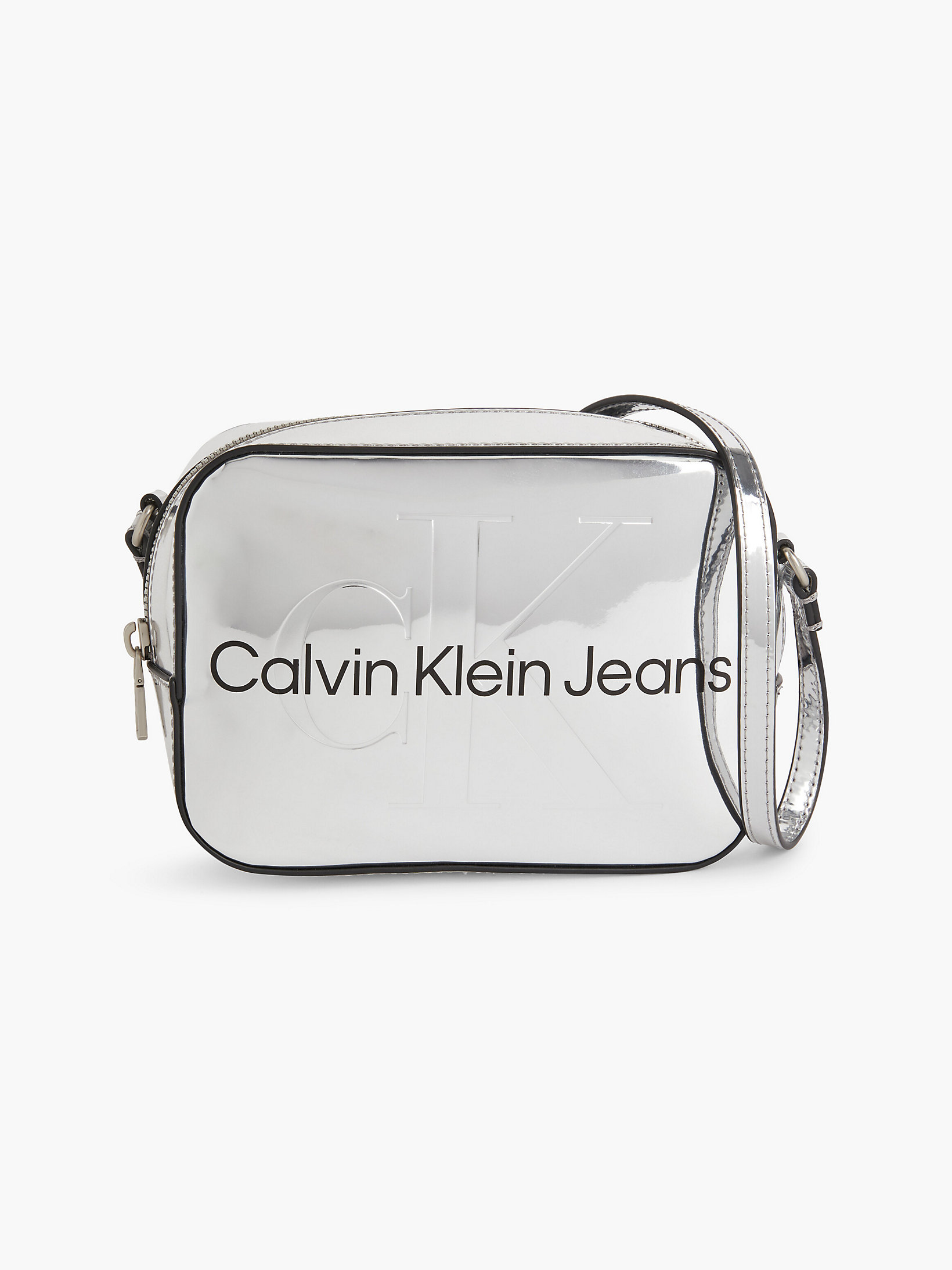 Silver Silberfarbene Crossbody Bag undefined Damen Calvin Klein