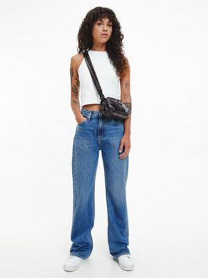 BLACK Crossbody Bag aus gestepptem recyceltem Material für Damen CALVIN KLEIN JEANS