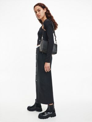 BLACK Bandolera reciclada de mujer CALVIN KLEIN JEANS