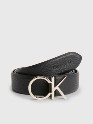 Cinturón piel con logo Klein® | K60K610413BAX