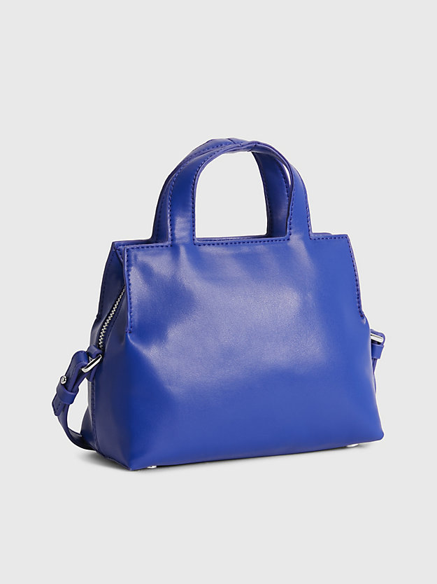 ultra blue small recycled tote bag for women calvin klein