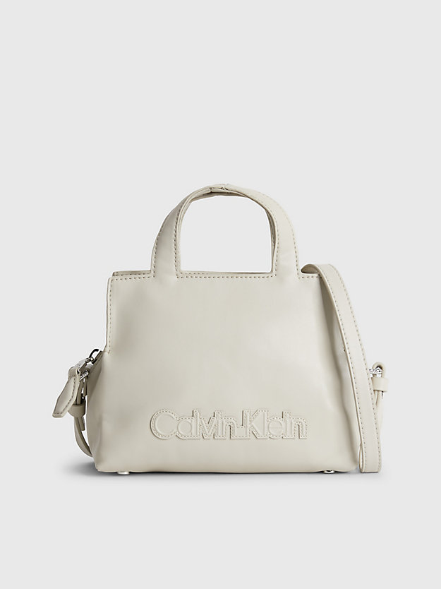 STONEY BEIGE Small Recycled Tote Bag for women CALVIN KLEIN