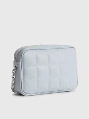 PEARL BLUE Sac en bandoulière matelassé recyclé for femmes CALVIN KLEIN