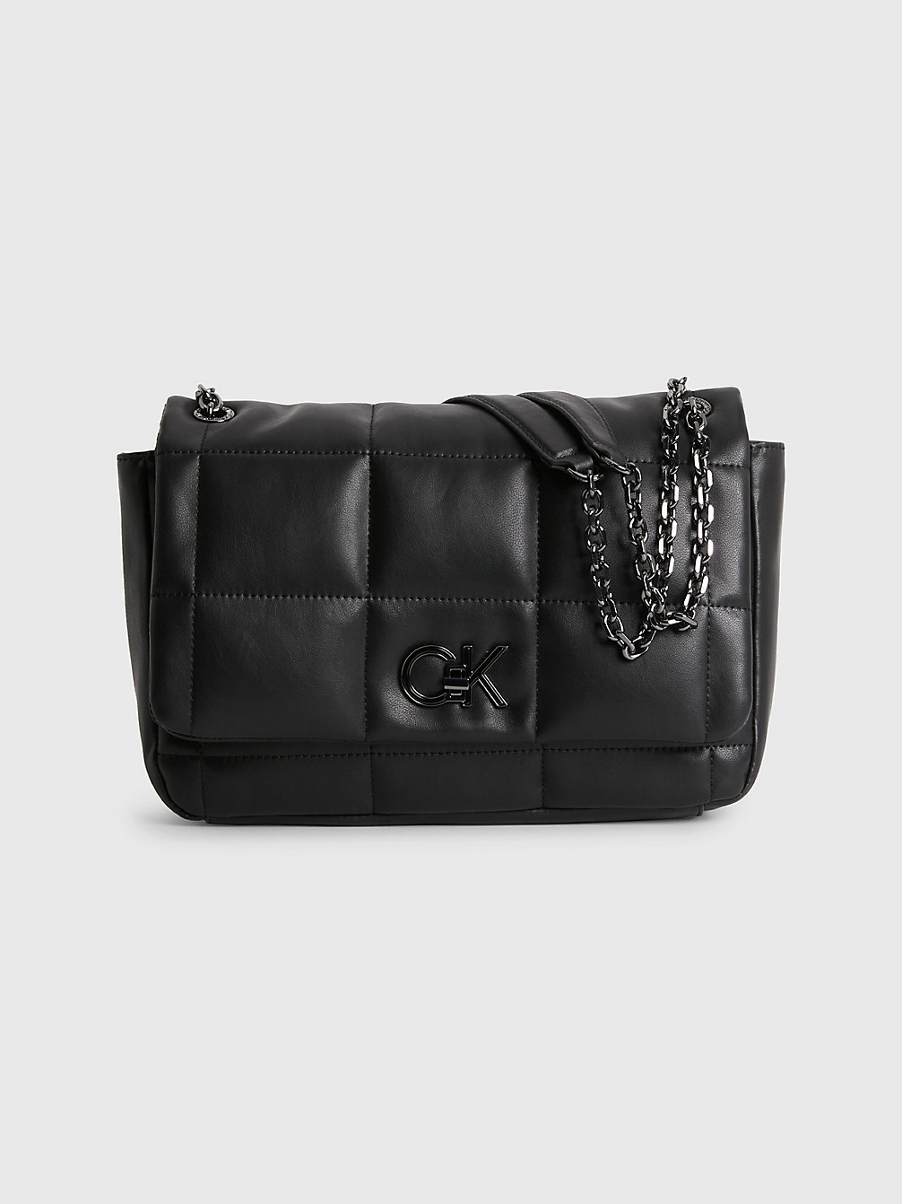 CK BLACK Recycled Quilted Shoulder Bag undefined women Calvin Klein