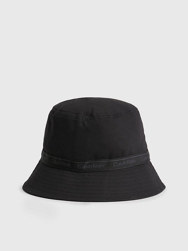 CK BLACK Bucket Hat aus Bio-Baumwolle für Damen CALVIN KLEIN