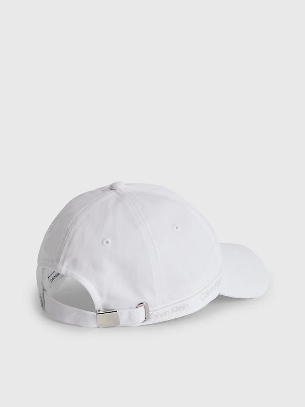 BRIGHT WHITE Kappe aus Bio-Baumwolle für Damen CALVIN KLEIN