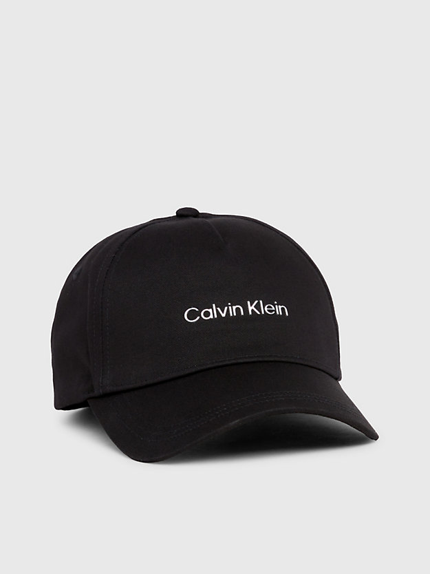 CK BLACK Organic Cotton Cap for women CALVIN KLEIN