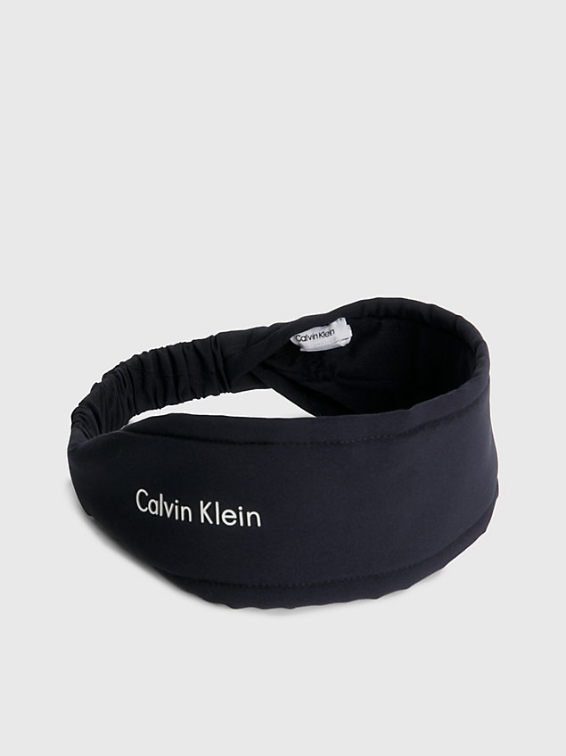 black logo headband for women calvin klein