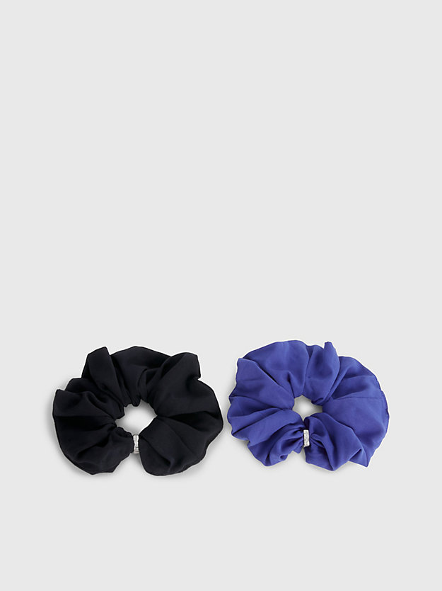 BLACK/ ULTRA BLUE Scrunchie for women CALVIN KLEIN