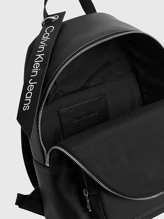 BLACK Round Backpack for women CALVIN KLEIN JEANS