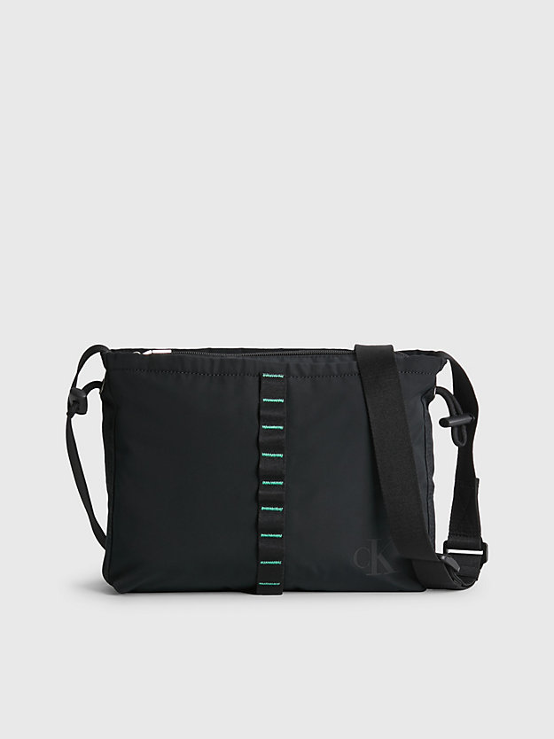 BLACK Recycled Twill Crossbody Bag for women CALVIN KLEIN JEANS