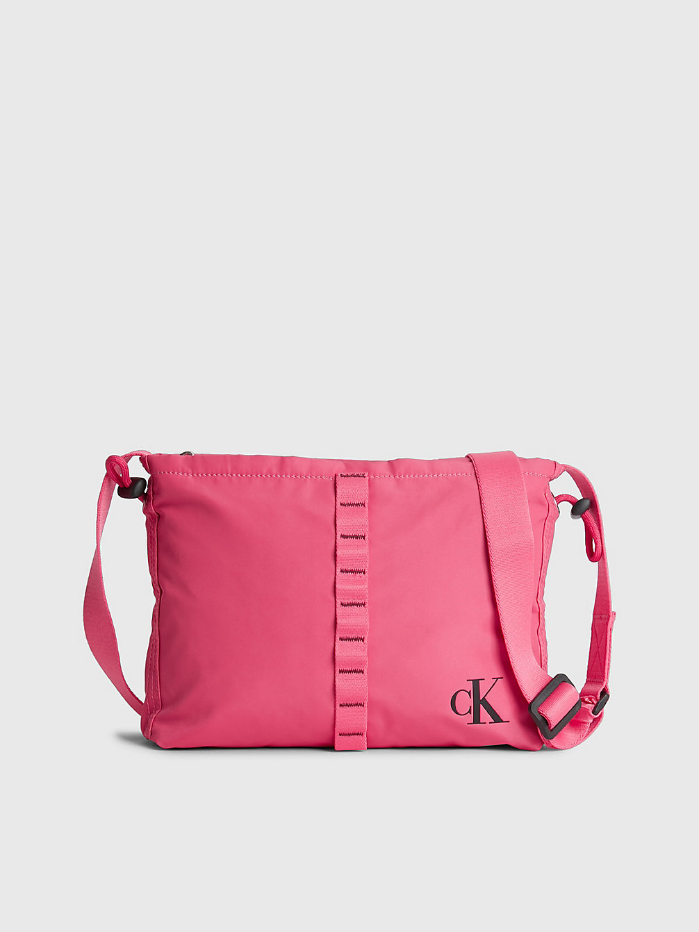 PINK FLASH Recycled Twill Crossbody Bag undefined women Calvin Klein