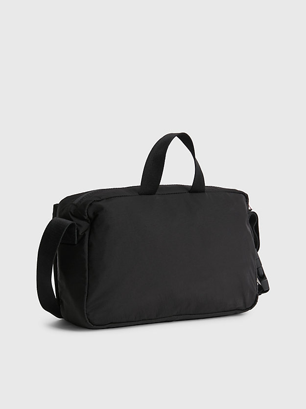 BLACK Recycled Nylon Crossbody Bag for women CALVIN KLEIN JEANS
