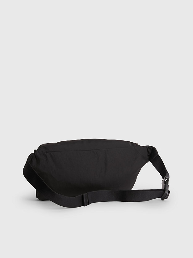 BLACK Recycled Nylon Bum Bag for women CALVIN KLEIN JEANS