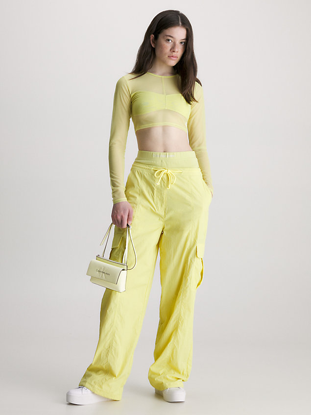 yellow torba przez ramię dla kobiety - calvin klein jeans