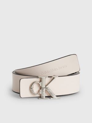 Deter reservoir apotheker Omkeerbare leren riem met logo Calvin Klein® | K60K610592TGE