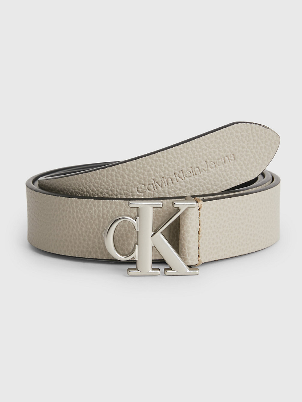 DUNE Leather Logo Belt undefined women Calvin Klein