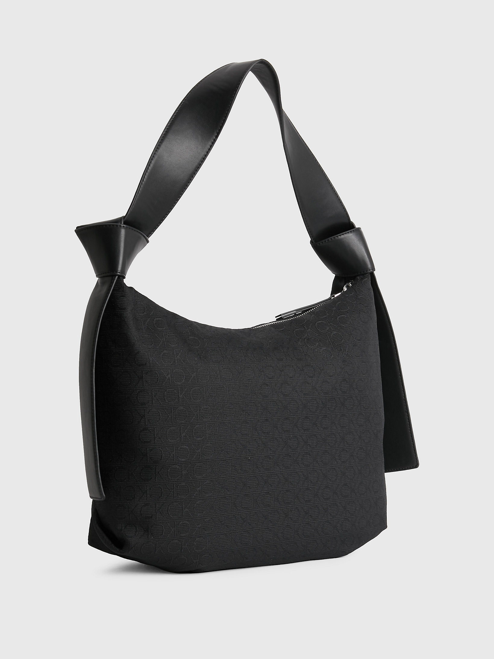 Recycled Logo Jacquard Hobo Bag Calvin Klein® | K60K610622BAX