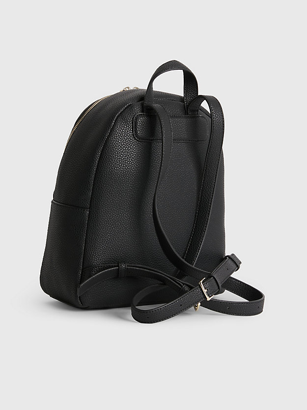 CK BLACK Recycled Round Backpack for women CALVIN KLEIN