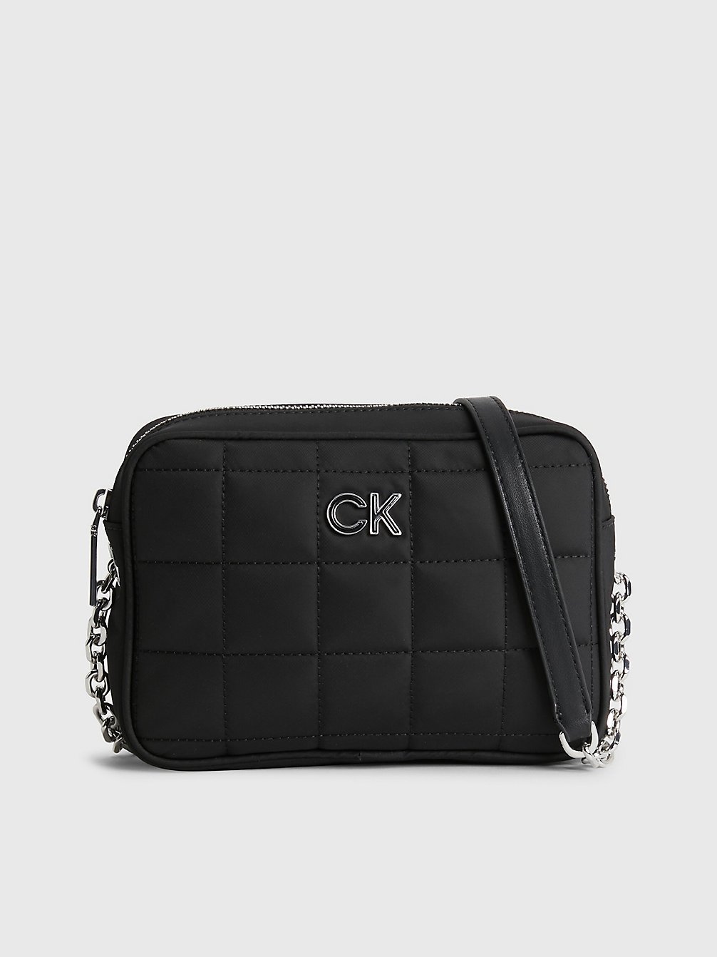 CK BLACK Recycled Quilted Crossbody Bag undefined women Calvin Klein