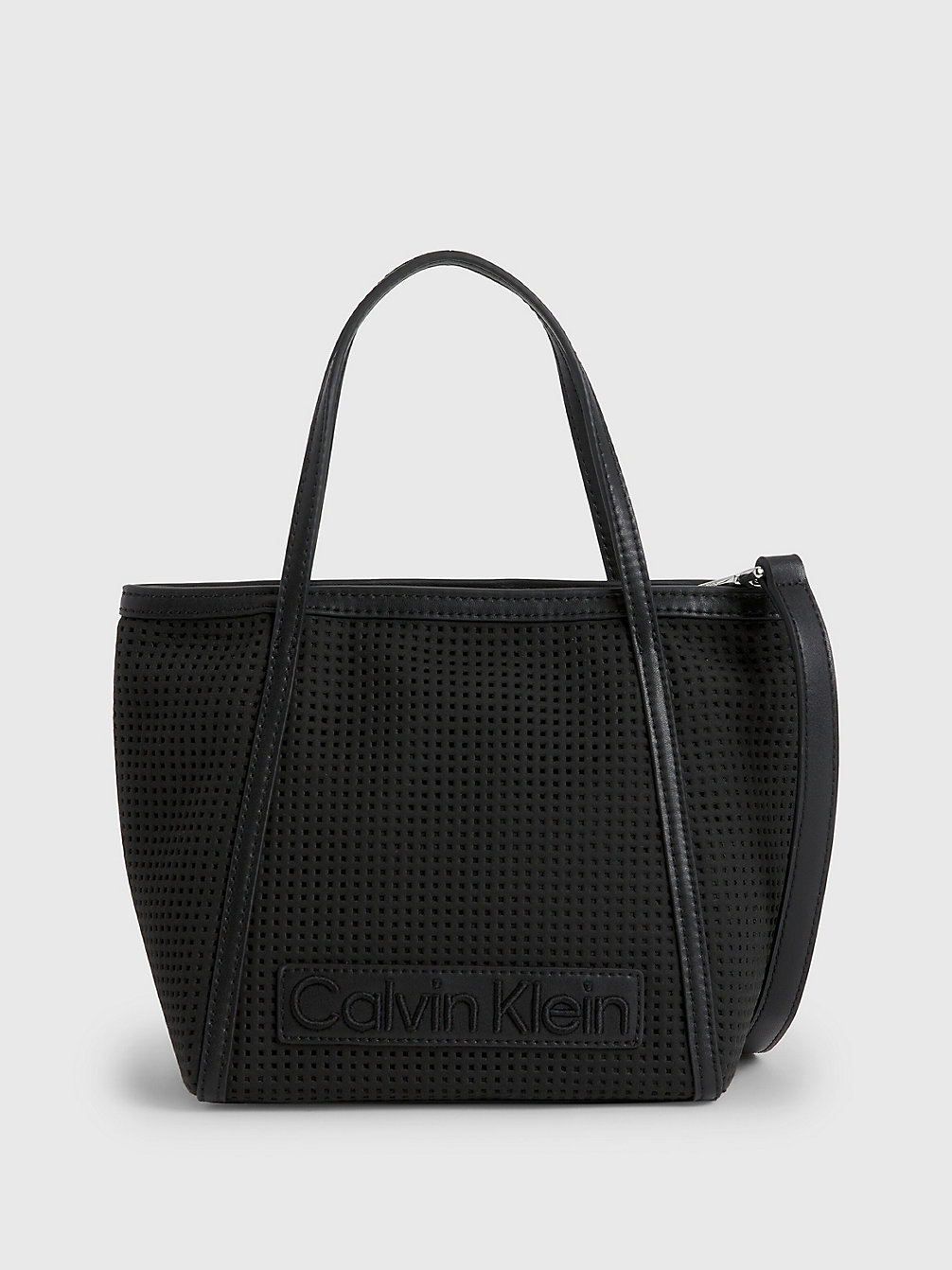 CK BLACK > Kleine Geperforeerde Tote Bag > undefined dames - Calvin Klein