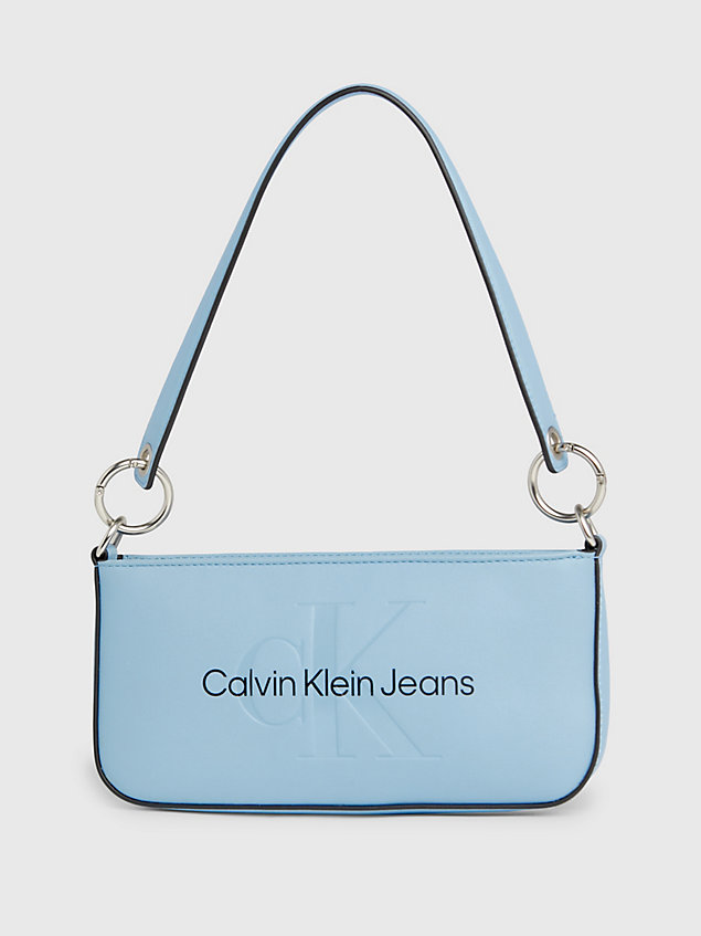 blue schultertasche für damen - calvin klein jeans