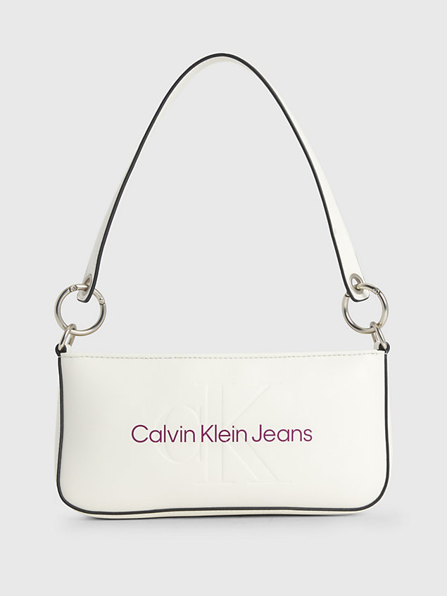 bolso de hombro white de mujer calvin klein jeans