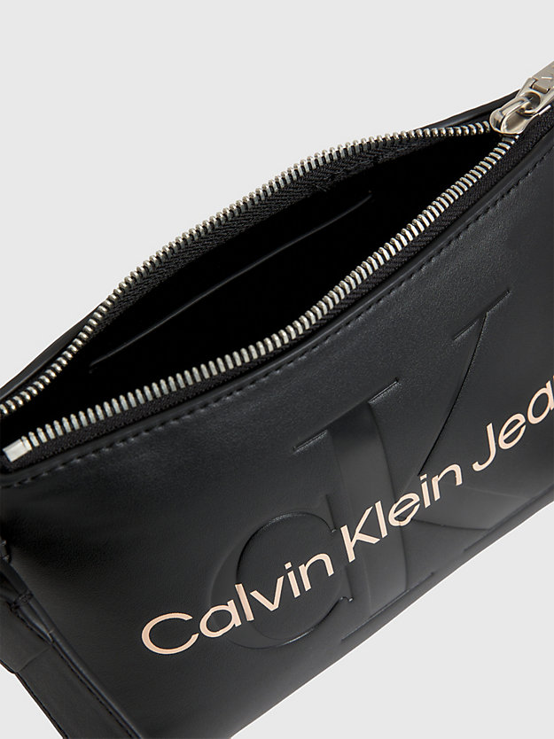 sac en bandoulière black with rose pour femmes calvin klein jeans