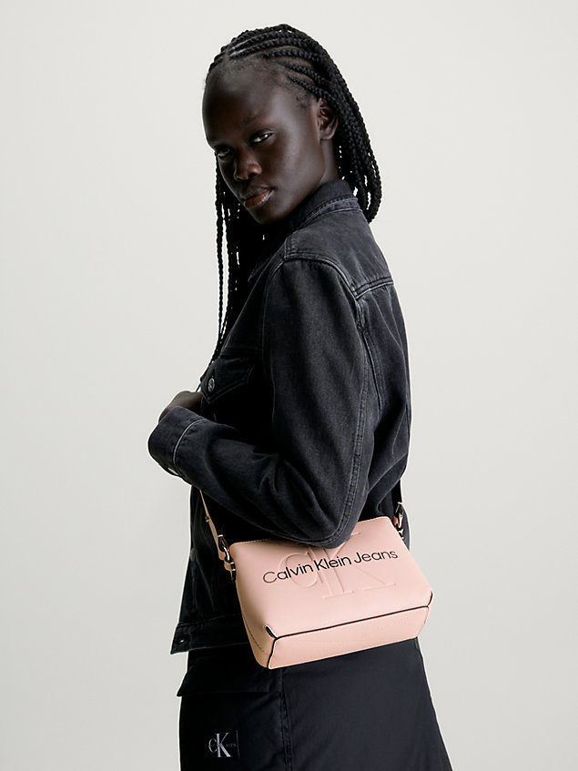 pink crossbody bag for women calvin klein jeans