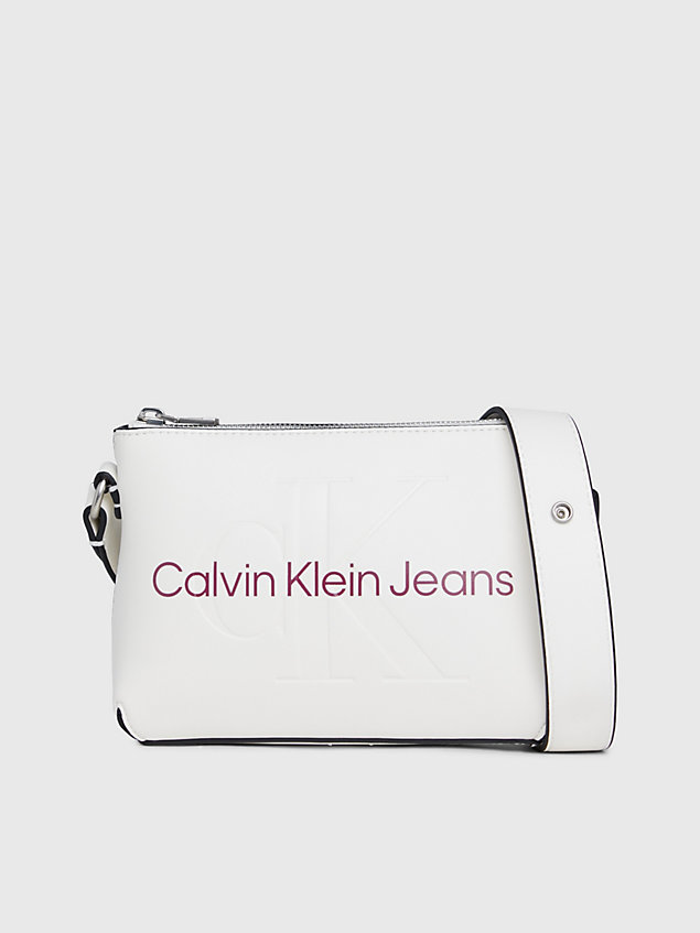 sac en bandoulière white pour femmes calvin klein jeans