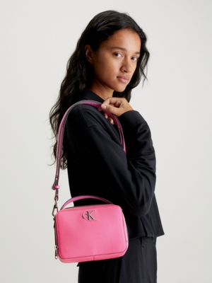 Calvin klein crossbody best sale pink