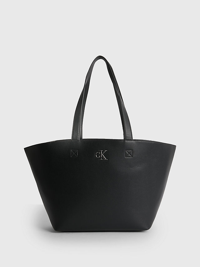 Black Gerecyclede Tote Bag undefined dames Calvin Klein