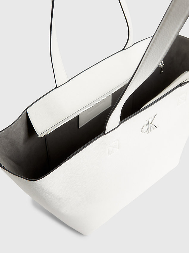 white recycled tote bag for women calvin klein jeans