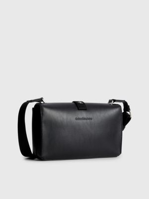 Calvin klein leather store shoulder bag