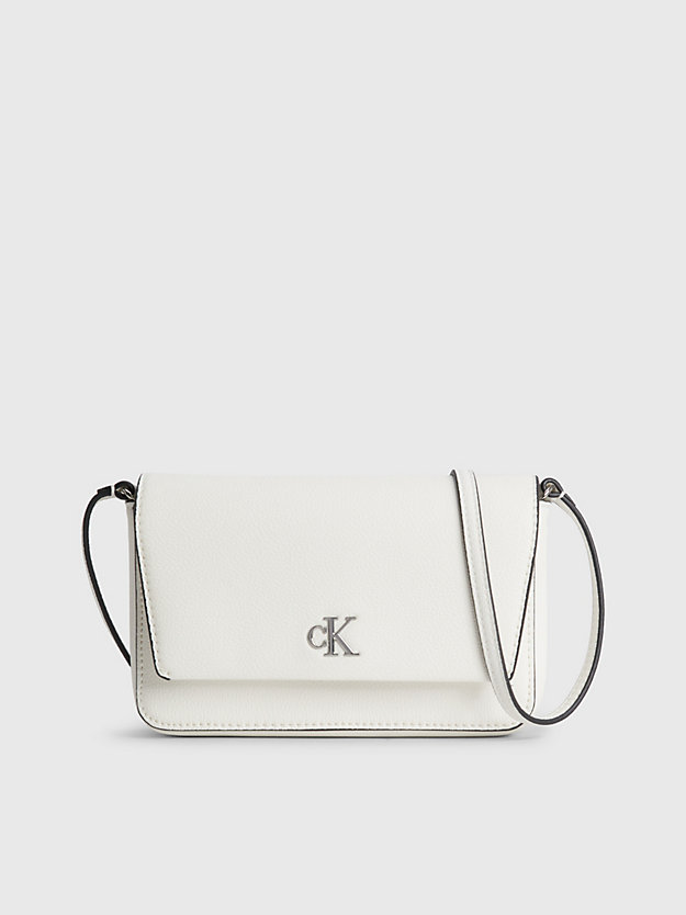 BRIGHT WHITE Portemonnaie-Tasche aus recyceltem Material für Damen CALVIN KLEIN JEANS