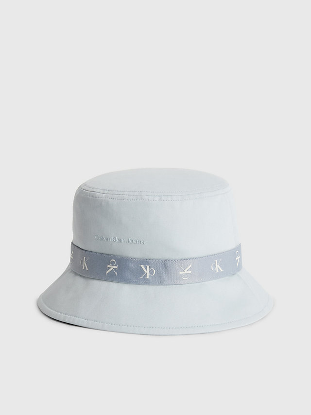 Blue Oasis Organic Cotton Bucket Hat undefined women Calvin Klein