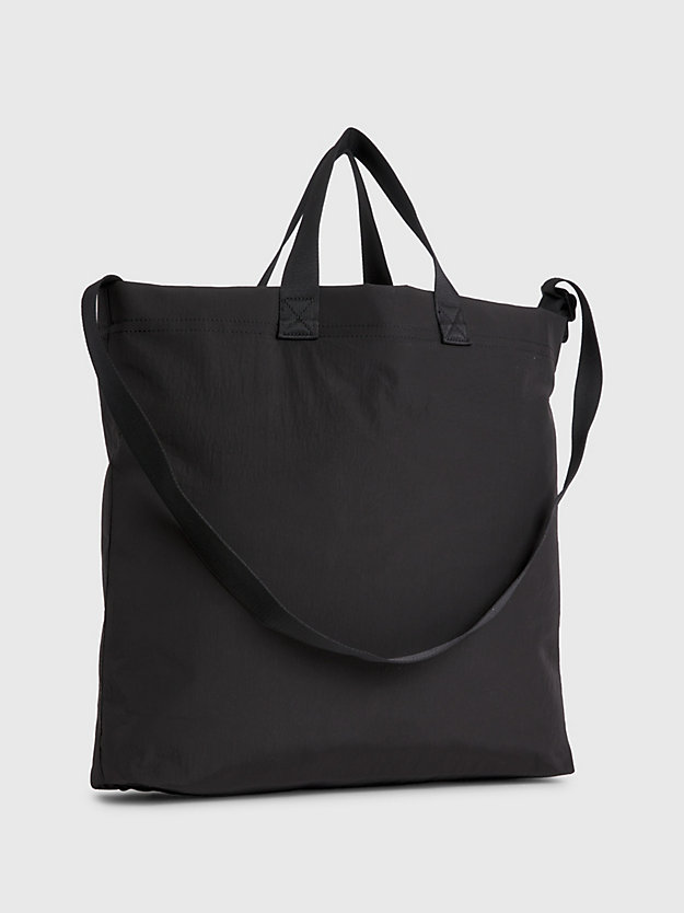 BLACK Recycled Nylon Tote Bag for women CALVIN KLEIN JEANS