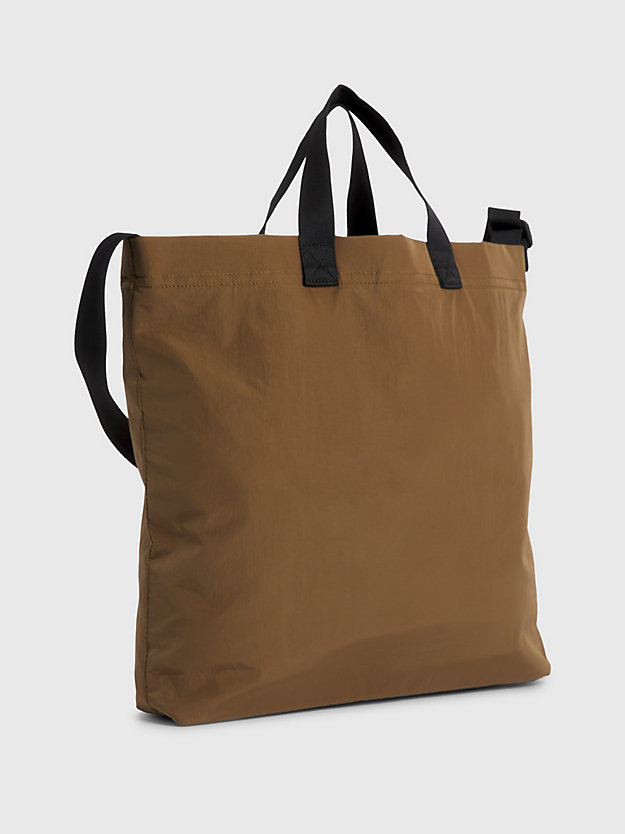 OFF OLIVE Tote-Bag aus recyceltem Nylon für Damen CALVIN KLEIN JEANS