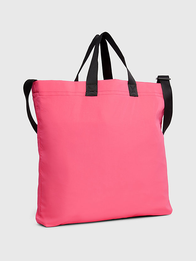 PINK FLASH Tote-Bag aus recyceltem Nylon für Damen CALVIN KLEIN JEANS