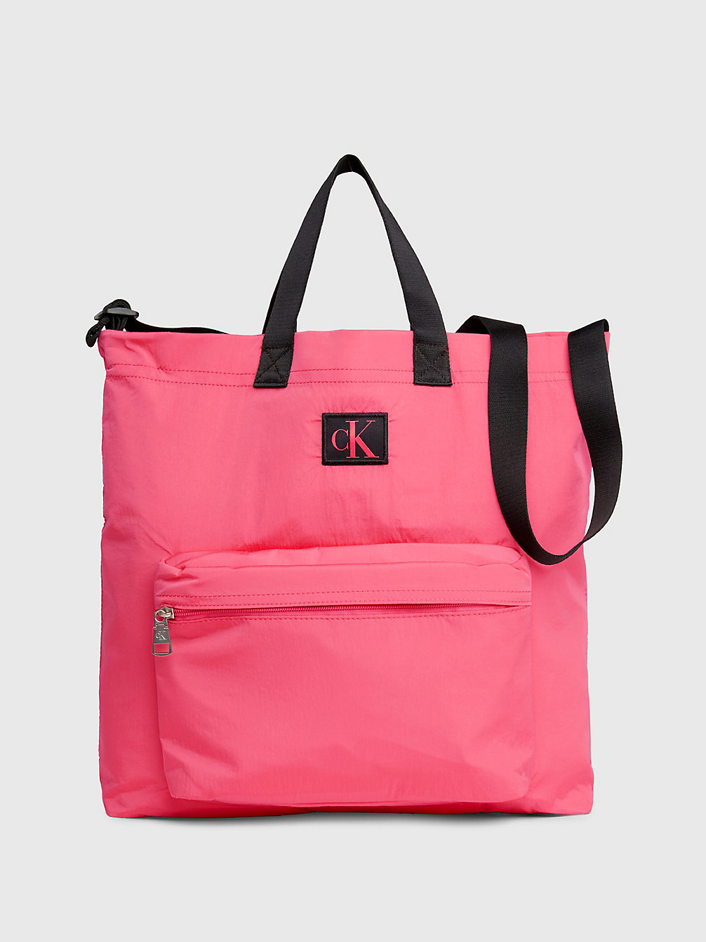 PINK FLASH Recycled Nylon Tote Bag undefined women Calvin Klein