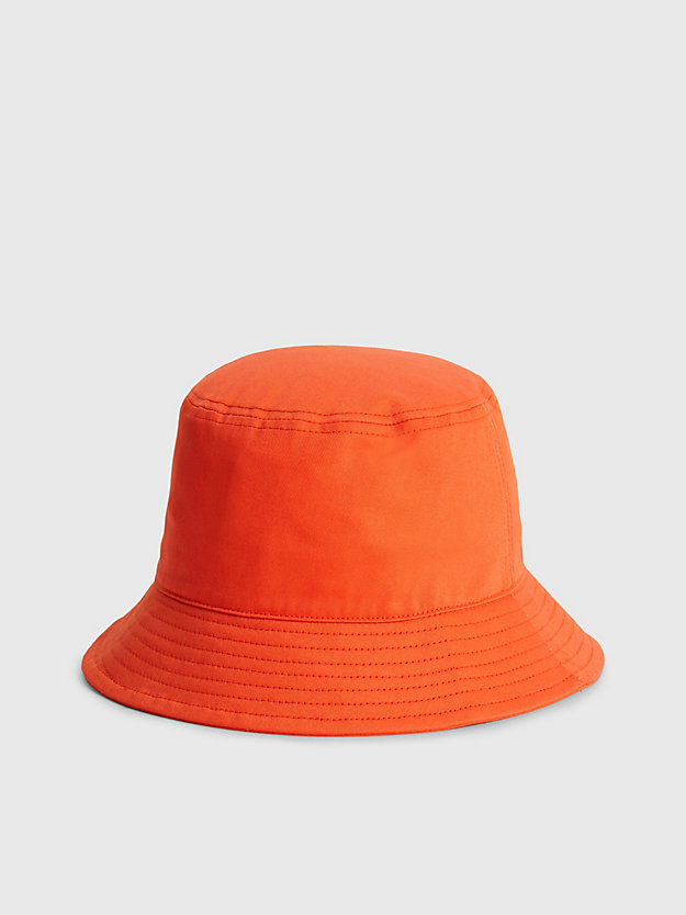 POPPY Kapelusz typu Bucket Hat z bawełny organicznej dla Kobiety CALVIN KLEIN JEANS